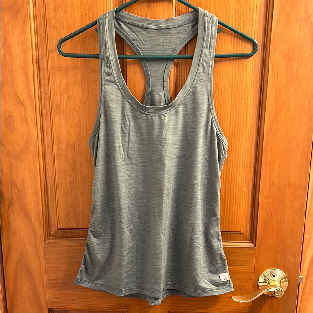 Women's Vuori Heathered Green Tank Top